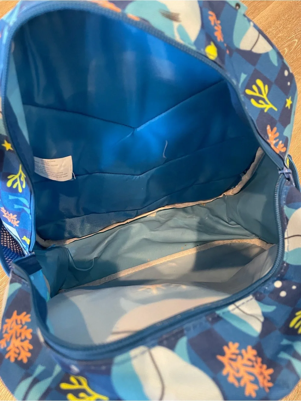 Shark Kids Backpack + Lunchbox + Bentgo Box - Blue Ocean Print